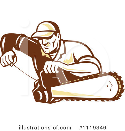 Royalty-Free (RF) Lumberjack Clipart Illustration by patrimonio - Stock Sample #1119346