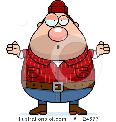 Royalty-Free (RF) Lumberjack Clipart Illustration by Cory Thoman - Stock Sample #1124677