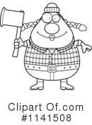 Lumberjack Clipart #1141508 by Cory Thoman