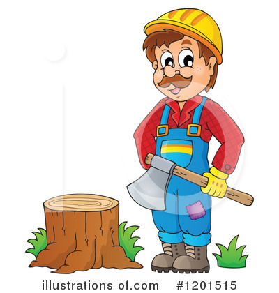 Lumberjack Clipart #1201515 by visekart