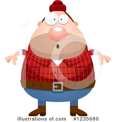 Royalty-Free (RF) Lumberjack Clipart Illustration by Cory Thoman - Stock Sample #1235680