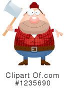 Lumberjack Clipart #1235690 by Cory Thoman