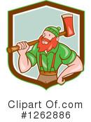 Lumberjack Clipart #1262886 by patrimonio