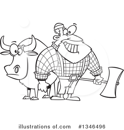 Ox Clipart #1346496 by toonaday