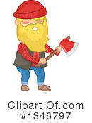 Lumberjack Clipart #1346797 by BNP Design Studio