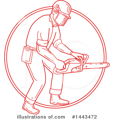 Royalty-Free (RF) Lumberjack Clipart Illustration by patrimonio - Stock Sample #1443472