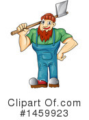 Lumberjack Clipart #1459923 by Domenico Condello