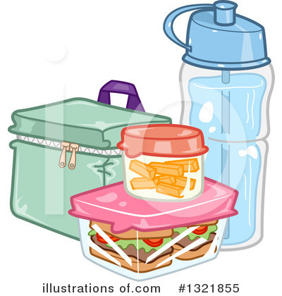 Royalty-Free (RF) Lunch Clipart Illustration by BNP Design Studio - Stock Sample #1321855