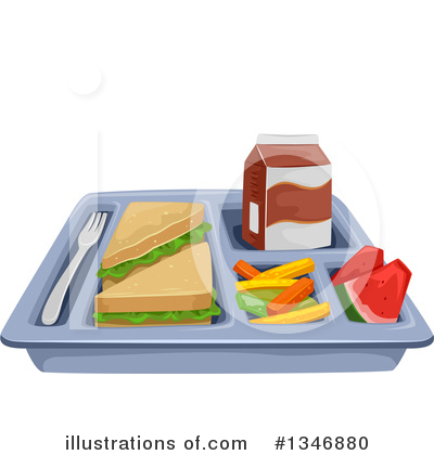 Lunch Clipart #1346880 by BNP Design Studio