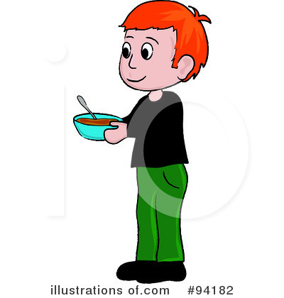 Royalty-Free (RF) Lunch Clipart Illustration by Pams Clipart - Stock Sample #94182
