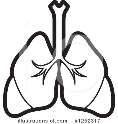 Royalty-Free (RF) Lungs Clipart Illustration by Lal Perera - Stock Sample #1252317