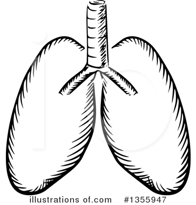 Lungs Clipart #1355947 by Vector Tradition SM