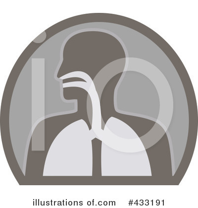 Royalty-Free (RF) Lungs Clipart Illustration by patrimonio - Stock Sample #433191
