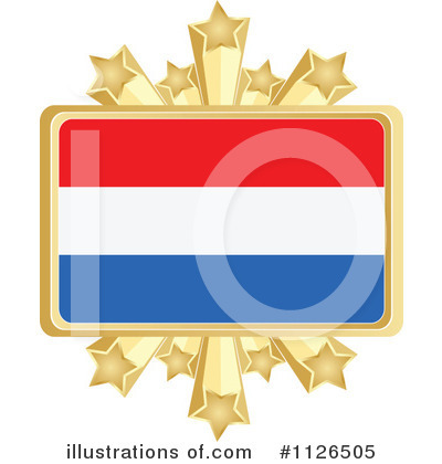 Luxembourg Flag Clipart #1126505 by Andrei Marincas