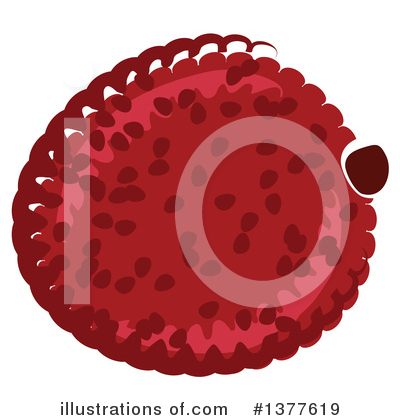 Royalty-Free (RF) Lychee Clipart Illustration by Vector Tradition SM - Stock Sample #1377619