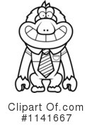 Macaque Clipart #1141667 by Cory Thoman