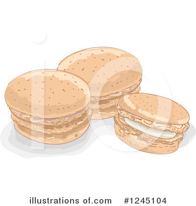 Macaroon Clipart #1245104 by BNP Design Studio