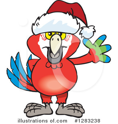 Royalty-Free (RF) Macaw Clipart Illustration by Dennis Holmes Designs - Stock Sample #1283238