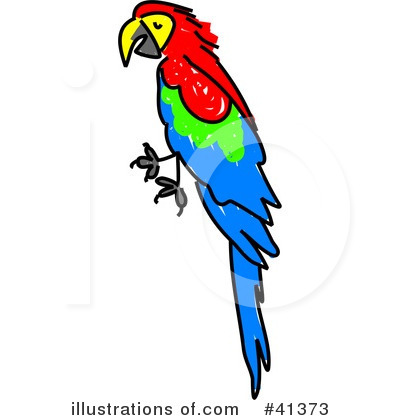 Royalty-Free (RF) Macaw Clipart Illustration by Prawny - Stock Sample #41373