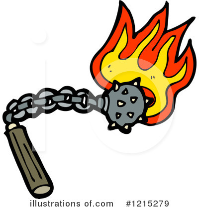 Royalty-Free (RF) Mace Clipart Illustration by lineartestpilot - Stock Sample #1215279