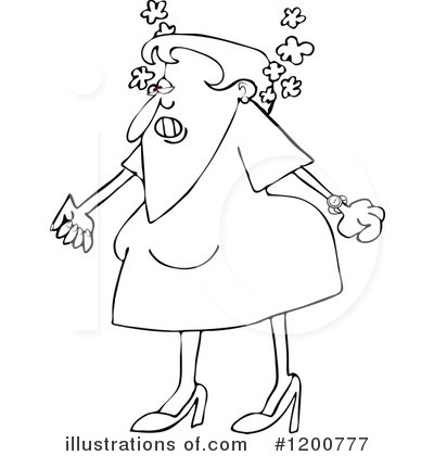 Royalty-Free (RF) Mad Clipart Illustration by djart - Stock Sample #1200777