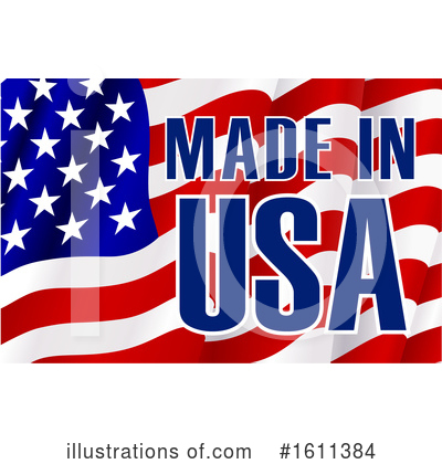 Royalty-Free (RF) Made In America Clipart Illustration by Vector Tradition SM - Stock Sample #1611384