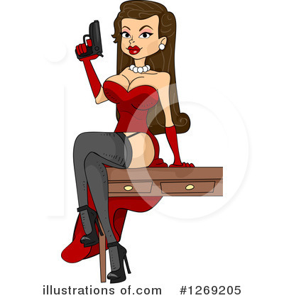 Pinup Clipart #1269205 by BNP Design Studio