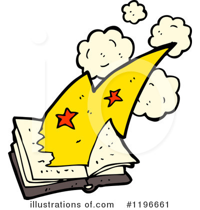 Royalty-Free (RF) Magic Book Clipart Illustration by lineartestpilot - Stock Sample #1196661