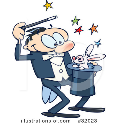 Magician Clipart #32023 by gnurf