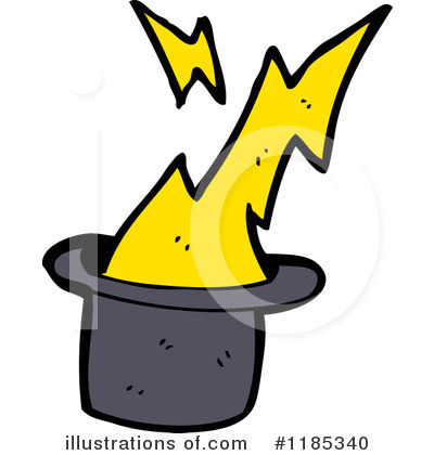 Royalty-Free (RF) Magic Hat Clipart Illustration by lineartestpilot - Stock Sample #1185340