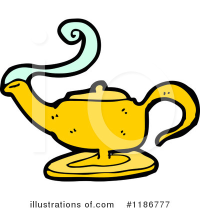 Magic Lamp Clipart #1186777 by lineartestpilot