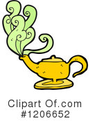 Magic Lamp Clipart #1206652 by lineartestpilot