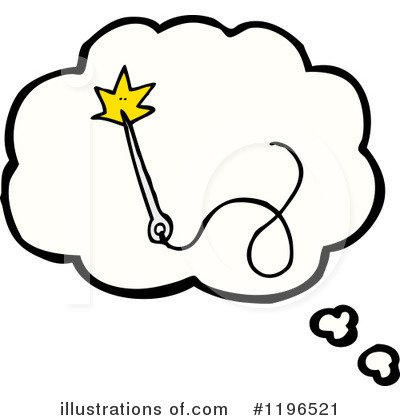 Royalty-Free (RF) Magic Wand Clipart Illustration by lineartestpilot - Stock Sample #1196521