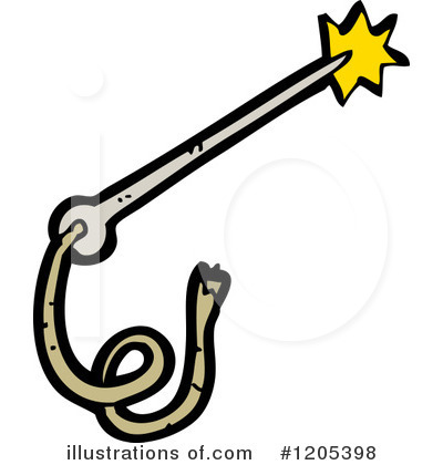 Royalty-Free (RF) Magic Wand Clipart Illustration by lineartestpilot - Stock Sample #1205398