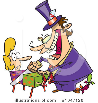 Royalty-Free (RF) Magician Clipart Illustration by toonaday - Stock Sample #1047120