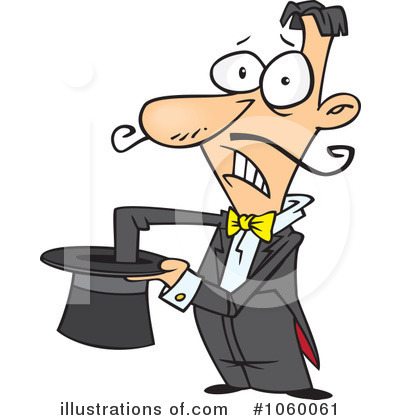 Royalty-Free (RF) Magician Clipart Illustration by toonaday - Stock Sample #1060061
