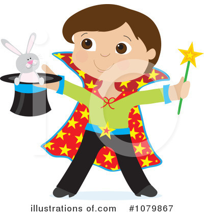 Royalty-Free (RF) Magician Clipart Illustration by Maria Bell - Stock Sample #1079867