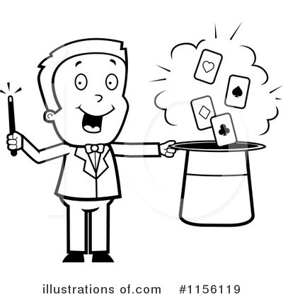 Royalty-Free (RF) Magician Clipart Illustration by Cory Thoman - Stock Sample #1156119
