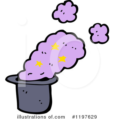 Royalty-Free (RF) Magician'S Hat Clipart Illustration by lineartestpilot - Stock Sample #1197629