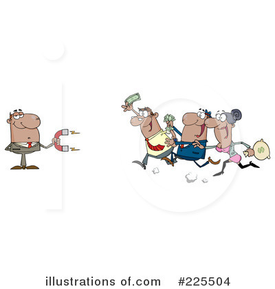 Royalty-Free (RF) Magnet Clipart Illustration by Hit Toon - Stock Sample #225504