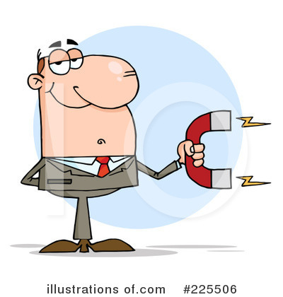 Royalty-Free (RF) Magnet Clipart Illustration by Hit Toon - Stock Sample #225506