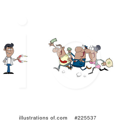 Royalty-Free (RF) Magnet Clipart Illustration by Hit Toon - Stock Sample #225537