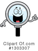 Magnifying Glass Character Clipart #1303307 by Cory Thoman