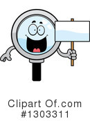 Magnifying Glass Character Clipart #1303311 by Cory Thoman