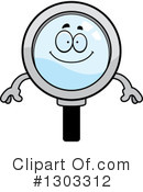 Magnifying Glass Character Clipart #1303312 by Cory Thoman