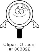Magnifying Glass Character Clipart #1303322 by Cory Thoman