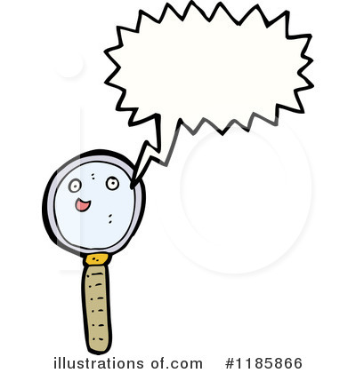 Royalty-Free (RF) Magnifying Glass Clipart Illustration by lineartestpilot - Stock Sample #1185866