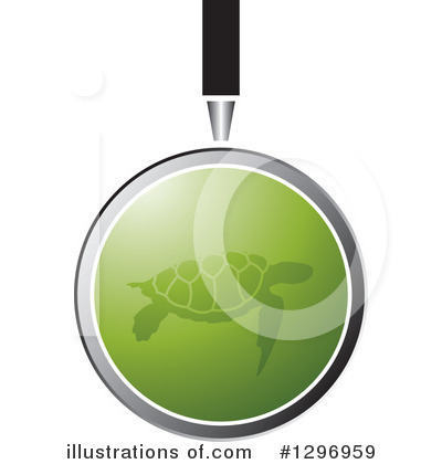 Royalty-Free (RF) Magnifying Glass Clipart Illustration by Lal Perera - Stock Sample #1296959