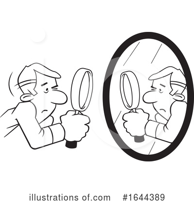 Mirror Clipart #1644389 by Johnny Sajem