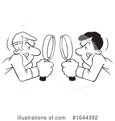 Magnifying Glass Clipart #1644392 by Johnny Sajem